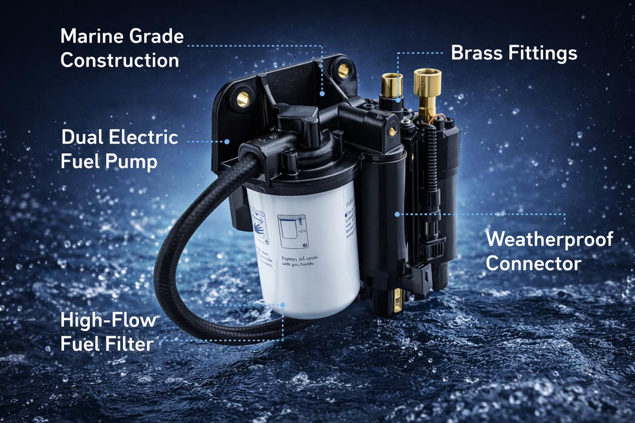 Marine Electric Fuel Pump – Reliable Fuel Delivery for Marine Engines